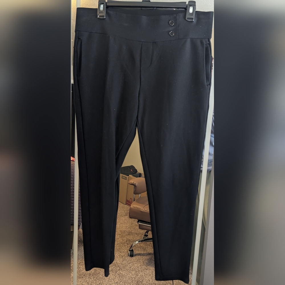 Black Slim Trousers